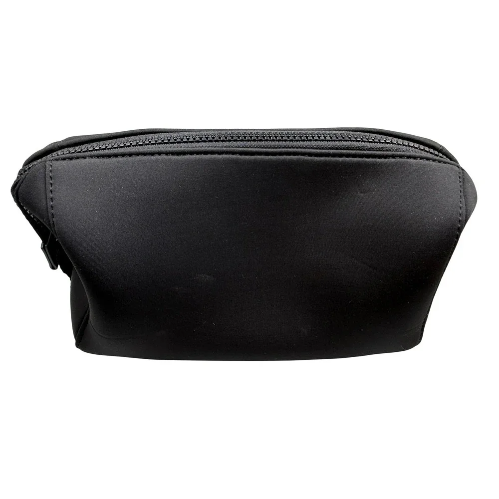 Quince Black All-Day Neoprene Travel Toiletry Cosmetic Bag NWT